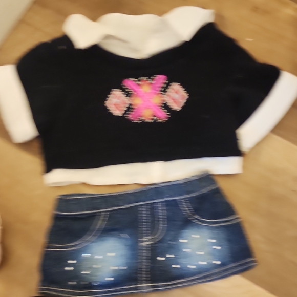 Build-A-Bear Cat Pink and Purple Stuffed Animal Plush - Picture 4 of 13